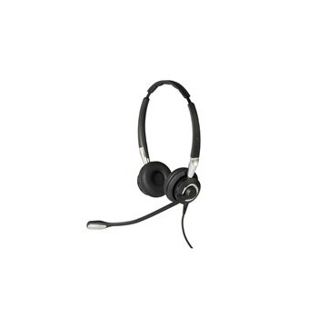 Jabra Audífonos Biz 2400 II Duo CC MS, Alámbrico USB, Negro/Plata