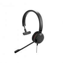 Jabra Monoaural con Micrófono Evolve 30 II MS Mono, Alámbrico, 90cm, USB, 3.5mm, Negro