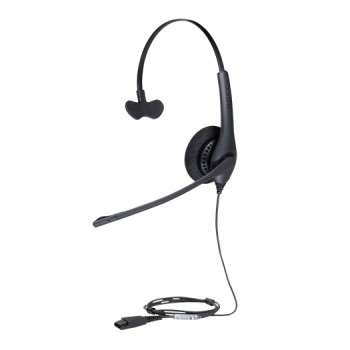 Jabra Monoaural BIZ 1500 Mono QD, Alámbrico, Negro