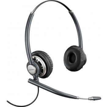 Plantronics Audífono Binaural EncorePro 720 con Noise-Canceling, Alámbrico, Negro