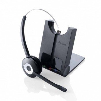 Jabra Headset Pro 920, Alcance Inalámbrico 120 Metros, DECT 1.9, Negro - incluye Base