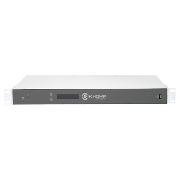 Khomp Gateway UMGSERVER300X, 8x FXS, 4x FXO, 2x RJ-45, Negro/Blanco