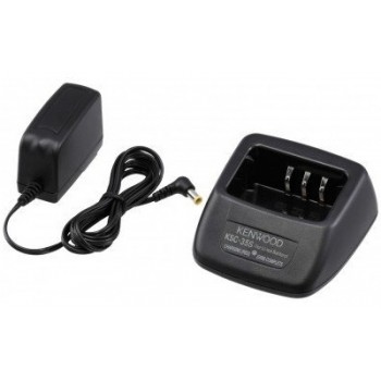 Kenwood Cargador de Baterías para Radio KSC-35SK, Negro, para Kenwood