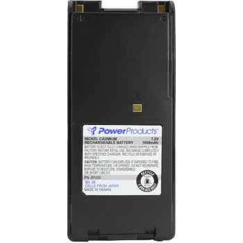 Power Products Bateria BP209, Ni-MH, 1000mAh, 7.2V, para ICOM