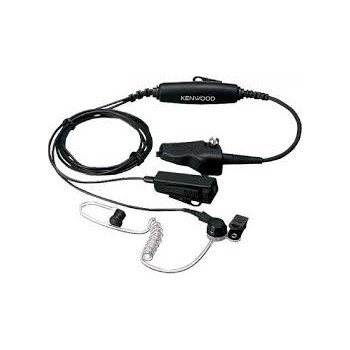 Kenwood Auricular con Micrófono, Negro, para Kenwood