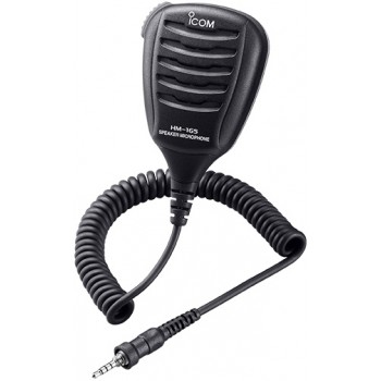 ICOM Micrófono Sumergible HM-165, Negro, para Icom