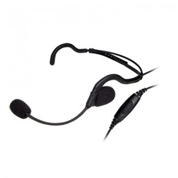 txPRO Auricular con Micrófono para Radio TX-760-H02, H02, Negro, para Hytera