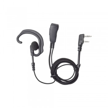 Pryme Micrófono con Solapa para Radio SPM-301EBF, Negro, para Kenwood