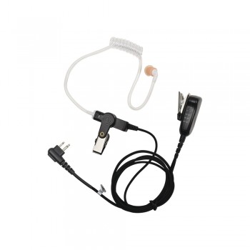 Pryme Micrófono con Solapa para Radio SPM-1303BF, Negro, para Hytera/Motorola