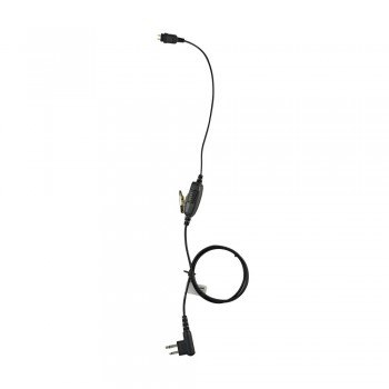 Otto Auricular con Micrófono Bidireccional para Radio E1-1W2MG131, Negro, para Motorola y Hytera