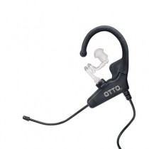 Otto Auricular con Micrófono para Radio V4-EX2MM5, Negro, para Motorola