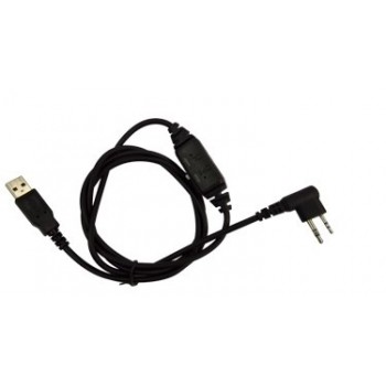 Hytera Cable Programador USB A Macho - 2.5mm Macho, 1.2 Metros, Negro