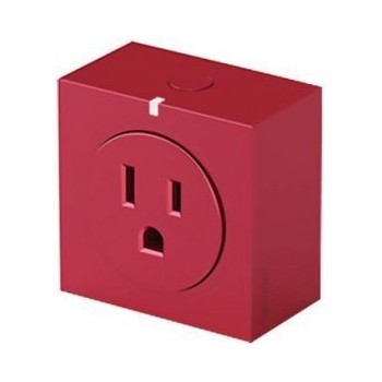 Orvibo Smart Plug S31-R-120V, Wi-Fi, 0.3W, 15A, Rojo