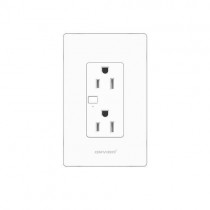 Orvibo Smart Plug T10K2ZW-1UO, Wi-Fi, 2 Contactos, 15A, Blanco