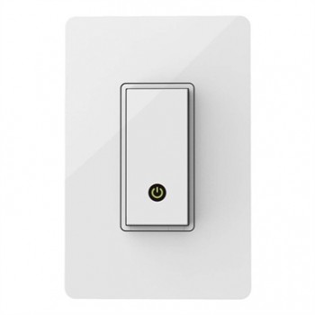 Belkin Interruptor de Luz Inteligente WeMo Light F7C030FC, WiFi, Blanco, para IOS/Android