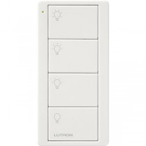 Lutron Regulador Inteligente Pico, 4 Botones, RF Inalámbrico, Blanco