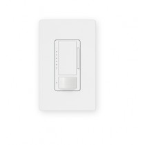 Lutron Atenuador Inteligente con Sensor de Oucpación Maestro, Blanco