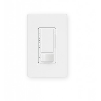 Lutron Atenuador Inteligente con Sensor de Oucpación Maestro, Blanco