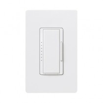 Lutron Atenuador de Luz Inteligente RRD-6NA-WH, Requiere Cable Neutro, Blanco