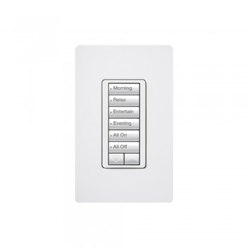 Lutron Interruptor de Luz Inteligente RRD-HN6BRL-WH 8 Escenas, Blanco