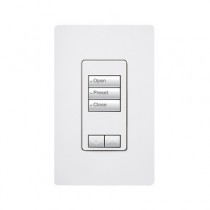 Lutron Teclado Inteligente RRD-W3BRL-WH, Alámbrico, Blanco para RadioRA2