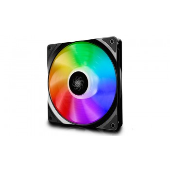 Ventilador DeepCool CF 140 RGB, 140mm, 500 - 1200RPM, Negro - Envío Gratis